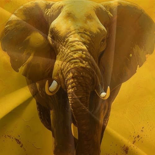 Housse de couette éléphants 3D ensemble de literie microfibre finition premium - 7