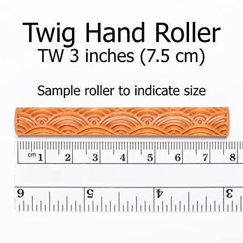 MKM Pottery Tools Wood Twig Rollers for Clay (Tw-33 Winter Woods)