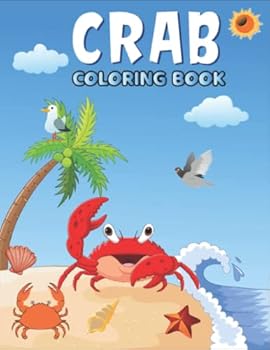 Paperback Crab: Coloring Book for Kids Book