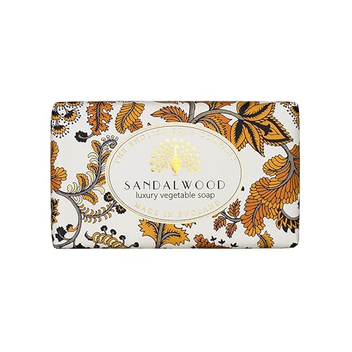 The English Soap Company, Vintage Wrapped Shea Butter Soap, Sandalwood,
