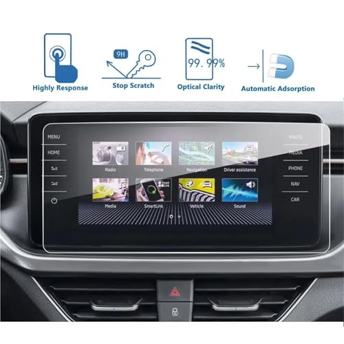 Protection d'écran Skoda Kamiq Amundsen 2020-2023 - Film transparent tactile 9,2 pouces - 5