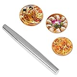 【Estrecho en ambos extremos】-- Diseño estrecho en ambos extremos, lo que hace que sea fácil de enrollar la masa redonda, perfecto para crear hermosa pasta, pizza, pastel.