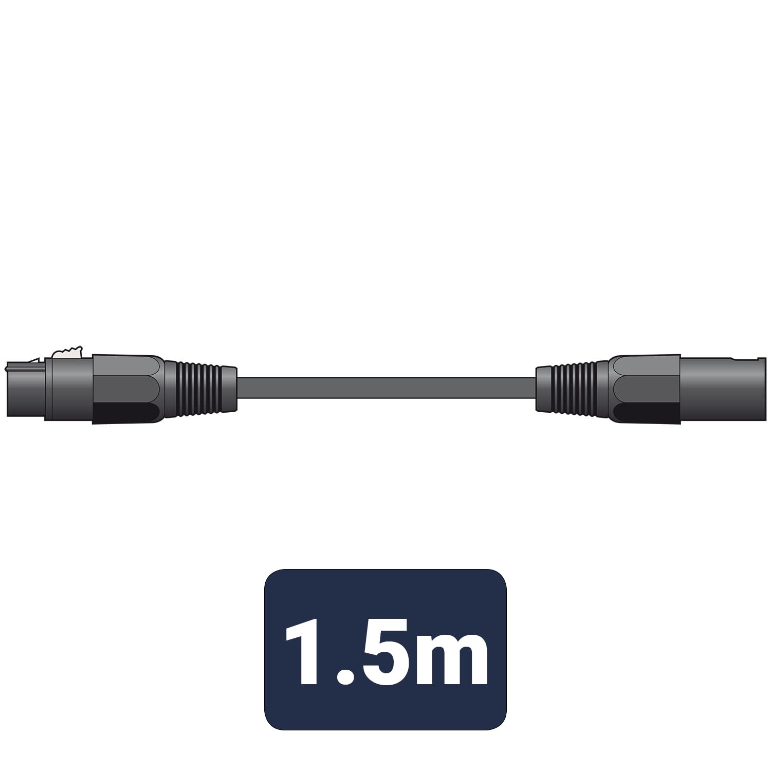 Cavo XLR Da 15 M Bilanciato 3 Pin Maschio-femmina Per Microfono, Mixer E Interfaccia Audio – Professionale Per Studio, Podcast E Palco, Segnale Pulito E Schermato