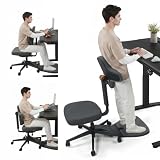 Newtral Standing Desk Chair with 167 Degree Flip Backrest