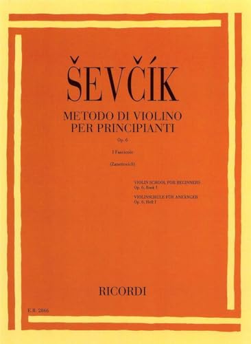Metodo di violino per principianti op. 6 violon