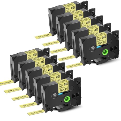 10�� 12mm TZ 231 241 251 211 631 651 ���n�ɔ� ���~�l�[�g�e�[�v ���x�����[�J�[�ɑΉ� ���x�����O�}�V��(�S�[���h��10���荕)