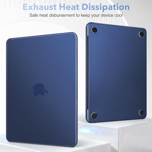 Image of May Chen Compatible with MacBook Neo 13 inch Model A3404 2026 Release, Slim & Lightweigh Frosted Finish Protective Case with Keyboard Cover&Screen Protector, Frosted Indigo