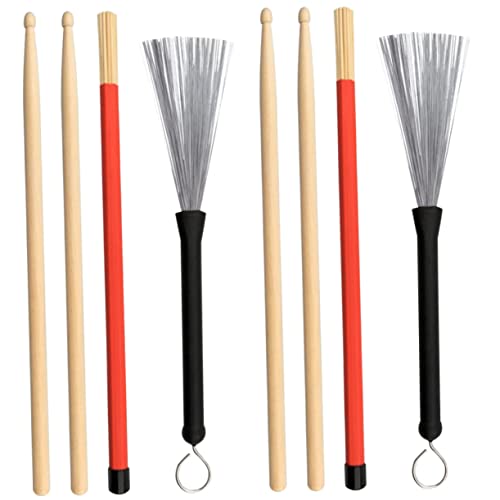 Set de Baquetas de Maple con Cepillos y Bolsa de Almacenaje miniatura 1