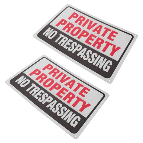 Anneome 2 Cartelli Di Avvertimento Di Divieto Di Accesso Cartelli Di Avvertimento Etichette Di Divieto Di Accesso