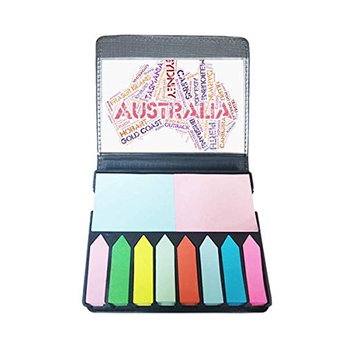 Autocollant Australie marque page bloc note illustré
