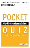 Spieleranzahl: 2+ POCKET-QUIZ: GEDAECHTNISTRAINING (Pocket Quiz / Ab 12 Jahre /Erwachsene)