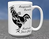 TYCLTY BDSM Femdom Cock Cage Male Chastity Responsible Owners Restrain Their Pets Coffee Mug Gift White 11 Or Mug, waYanl-1903, BZ305