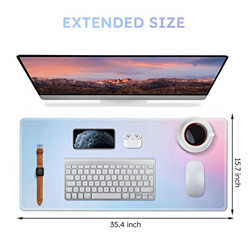 Icasso Desk Mat, Gaming Mouse Pad, Large Desk Pad Mouse Pads，Xxl Mouse Pad Wrist Support，Non-Slip Waterproof Mousepad Keyboard Mat For Computer Desktop Home Office Work #TOP1