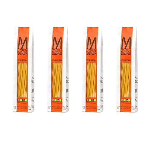 Mancini Pastificio Agricolo - Linea Classica - Spaghettoni - 4 Confezioni da 500 g