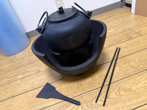 茶道具 鉄鋳物 茶釜 五徳 風炉釜 釜環 灰匙 押 ならし おさえ 火箸 鉄瓶 茶道具 錆びない釜 風炉釜 風炉用釜 有美釜 糸目筒釜 アルミ軽合金製