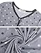 Aibrou Camisón Lactancia Algodón Camison Premamá Invierno de Manga Larga Pijamas Embarazadas...