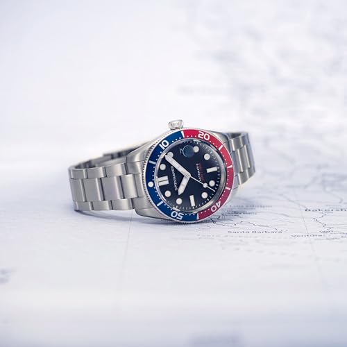 Image of Spinnaker Men's 40mm Croft Mid-Size Automatic Watch with Leather Strap SP-5100