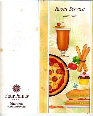 Amazon Com Four Points Hotel Sheraton Cleveland South Room Service Menu Office Products