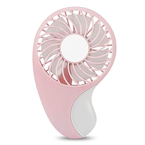 Hebey Portable Ventilateur De Poche Ventilateur De Poche Super Silencieux Mini Fan 2 Vitesses USB Ventilateur De Voyage pour Voyage Randonnée en Plein Air Cover
