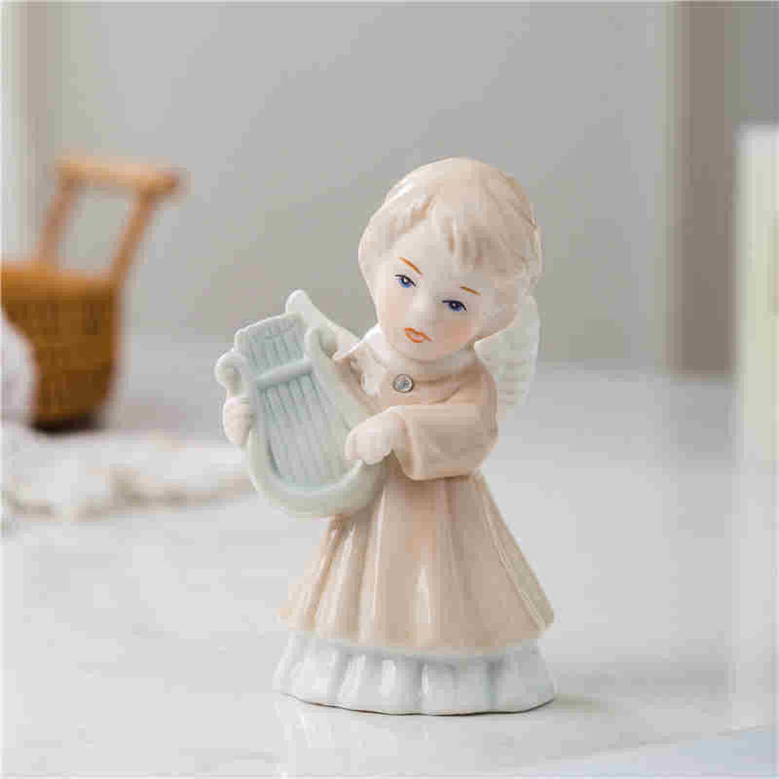 Amazon.co.jp: 彫刻 陶器のキャラクターの彫刻かわいい人形の置物の 