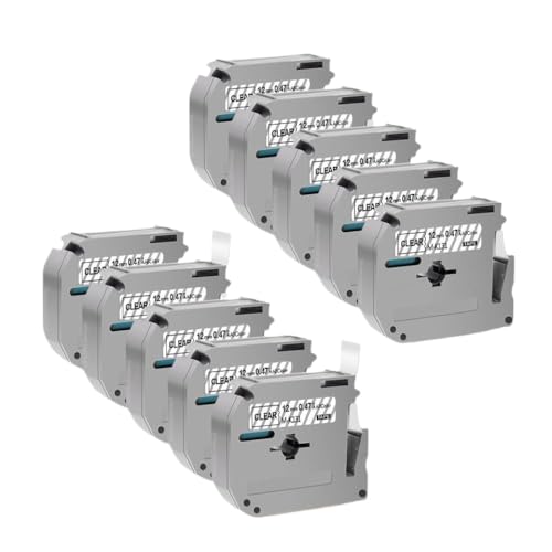 10PCS 5PCS MK231���x���e�[�vBroslabel MK-231 M-K231 MK-131 MK-631���x�����[�J�[PT-70 PT-80 PT65 PT90(10PK Black on Clear)