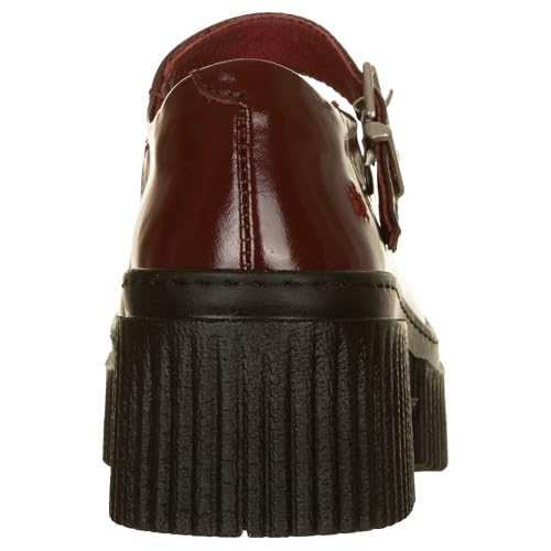 Art Para Mujer. 113731367003_008 Zapatos De Piel 1373 York Burdeos (38), 5 A 8Cm, Hebilla, Casual, CláSico - 3