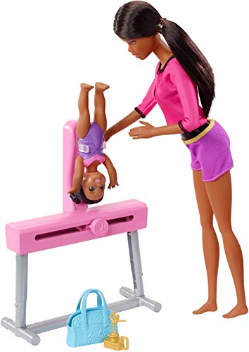 Barbie Sport Puppen Spielset - Turntrainerin (brünett) – Bild 3