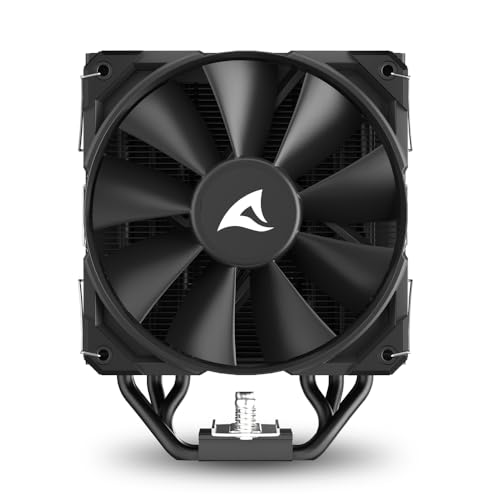 Sharkoon A50 Black refrigeración CPU silenciosa con diseño compacto 5