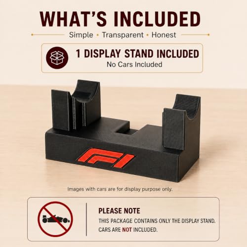 Image of 3-Pack Racing Car Vertical Display Stand for Model Cars