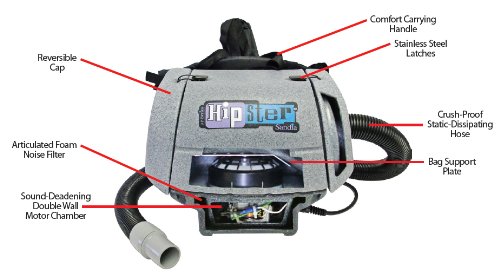 Aspiradora comercial 1.5 HP con capacidad 6 cuartos miniatura 2