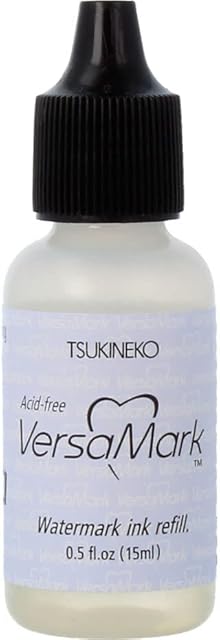 Tsukineko VersaMark Refill Ink, Clear, 15ml