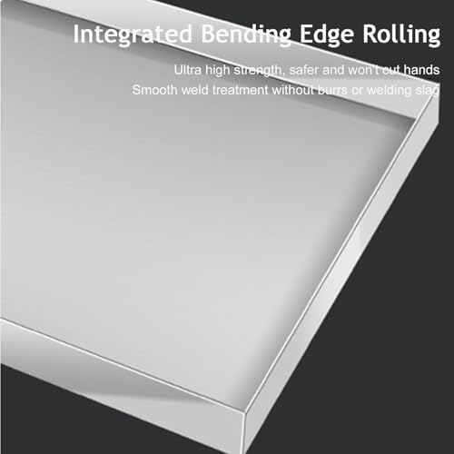 Stainless Steel Washing Machine Drain Tray, 20x20in AC Drip Pan with Drain Hole for Heat Pump Systems, Silver Draina Solut for Home Appliance Maintenance