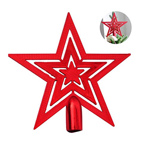 DANCEPANDAS Weihnachtsbaum-Spitze Baumspitze Stern Weihnachtsbaum...