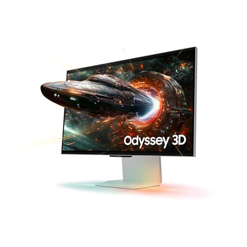 Samsung Odyssey 3D G90XF 27 IPS UHD 4K 165Hz Gray Monitor