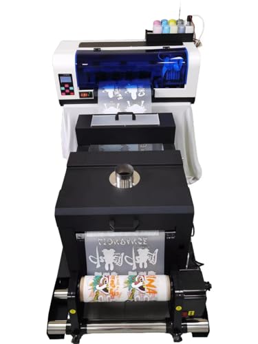 a3 plus xp600 dtf printer with shaking dryer machinestable colorfulinclude 5x500ml ink amp film and powder