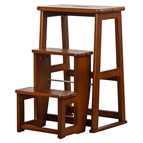 Tabouret d'escalade en bois pliable 3 étapes DASHADAO pour maison