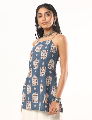 Image of Cotton Rich | Adjustable Back Tie-Up | Casual Ethnic | Short Kurti for Women Latest