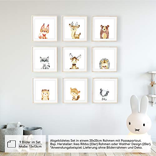 Frechdax® - Set di 3 poster per la cameretta dei