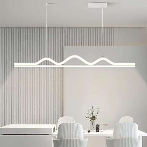 Luminaire suspendu moderne pour table longue avec éclairage LED dimmable - 8