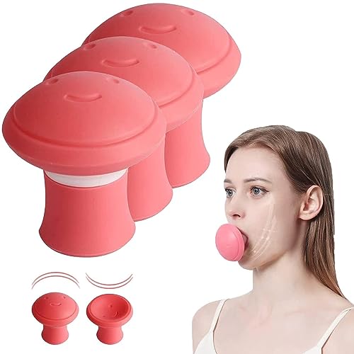 3 stuks Masticador Mandibula Jaw Trainer,Ejercitador de MandíBula,Ejercitador Facial,Ejercicio de La Cara Jaw,Doble Barbilla Reductor,Entrenador de MandíBula Para Mujeres Y Hombres