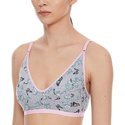 Image of Clovia Women's Cotton Non-Padded Wire Free Full Cup Coverage Bra