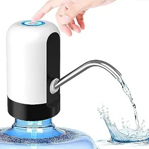 Hotmelt Premium Automatic USB Charging Wireless Water Can Dispenser Pump for Upto 25 Litre Universal Bottle Can