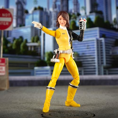 Power Rangers Lightning Collection S.P.D. Yellow Ranger 6-Inch Premium Collectible Action Figure Toy with Accessories, Kids Ages 4 and Up by Power Rangers - Image 6