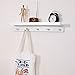 Ollieroo Set of 4 Floating Book Shelves for Wall, Nursery Book Shelf for Kids Room, Bamboo Wood Hanging Bookshelf for Baby Teen Boys Girls, Wall Mounted Shelves for Bedroom Bathroom Decor