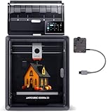 Anycubic Kobra S1 Combo 3D-Drucker Mehrfarbig, 600mm/s Hochgeschwindigkeitsdruck, Trocknen beim Drucken, Vollständig Geschlossene CoreXY-Struktur, Druckgröße 250 x 250 x 250 mm