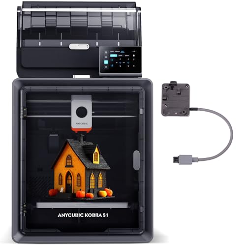 Anycubic Kobra S1 Combo 3D-Drucker Mehrfarbig, 600mm/s Hochgeschwindigkeitsdruck, Trocknen beim Drucken, Dreifach-Kühlsystem, Vollständig Geschlossene CoreXY-Struktur, Druckgröße 250 x 250 x 250 mm Anycubic Kobra S1 Combo 3D-Drucker Mehrfarbig, 600mm/s Hochgeschwindigkeitsdruck, Trocknen beim Drucken, Dreifach-Kühlsystem, Vollständig Geschlossene CoreXY-Struktur, Druckgröße 250 x 250 x 250 mm