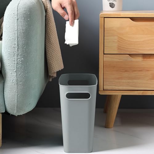 Cubo de basura estrecho y compacto de diseño limpio para oficina 2