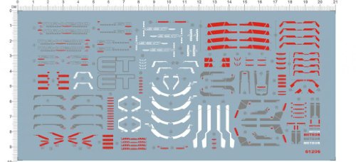 Autocollant de transfert d'eau SEED HG RG METEOR UNIT pour maquette Gundam
