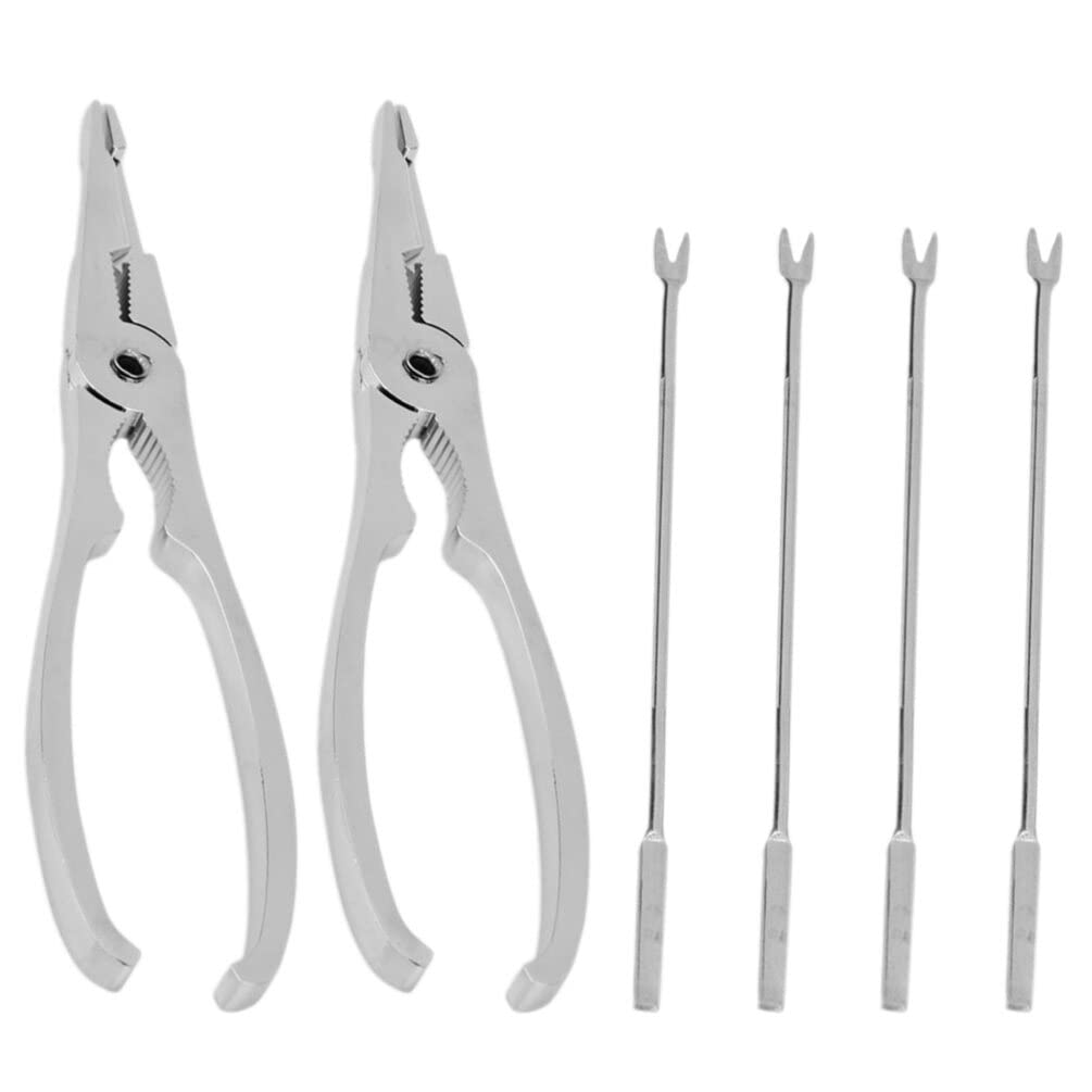 HEMOTON Kit Per Chele Di Granchio in Acciaio Inossidabile Set Di Pinze Per Crostacei E Forchette Ergonomiche Per Frutti Di Mare Adatto a Granchi Aragoste E Noci Facile Da Usare E Portatile