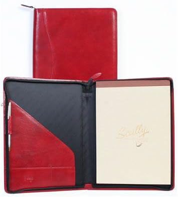 Scully Leather Zippered Pad Cover Red